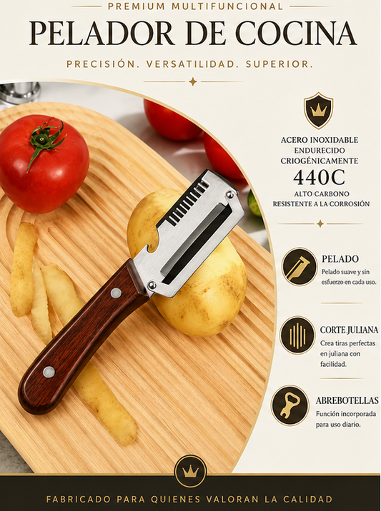 Cuchillo Multifuncional 4 en 1 - Alta Calidad