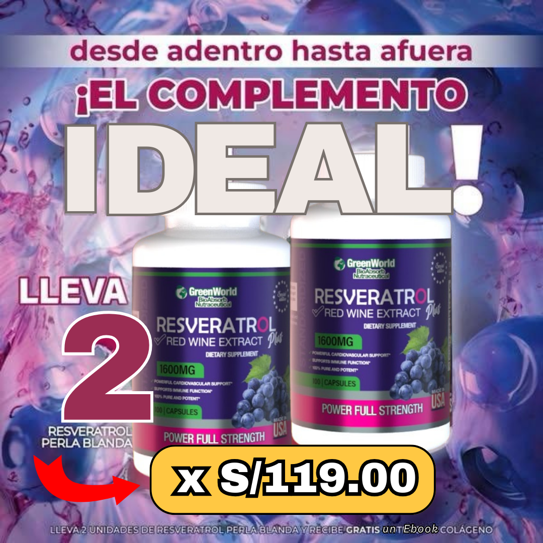 Resveratrol Plus - IMPORTADO