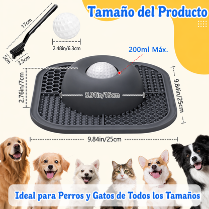 Comedero Antiestrés 2-en-1 para Perros